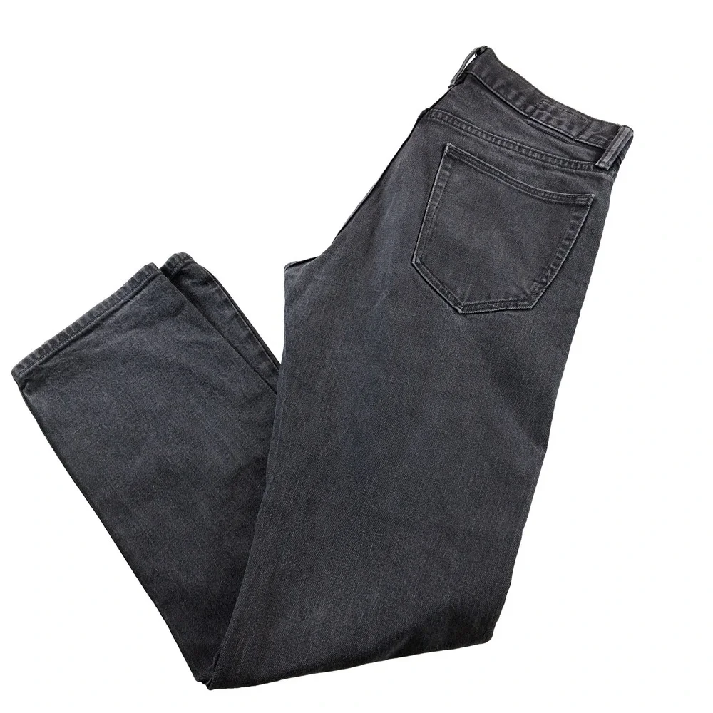 Banana Republic Straight Jeans Mens 32x32 Black Denim Stretch 303840-00